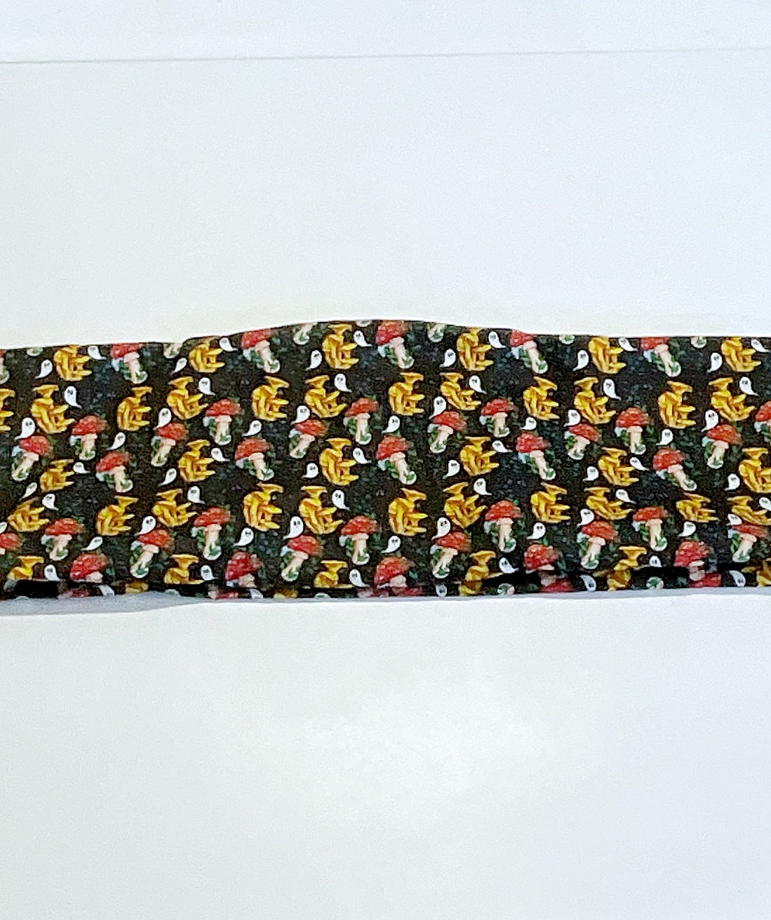 Ghost and Mushrooms Bonding Scarf