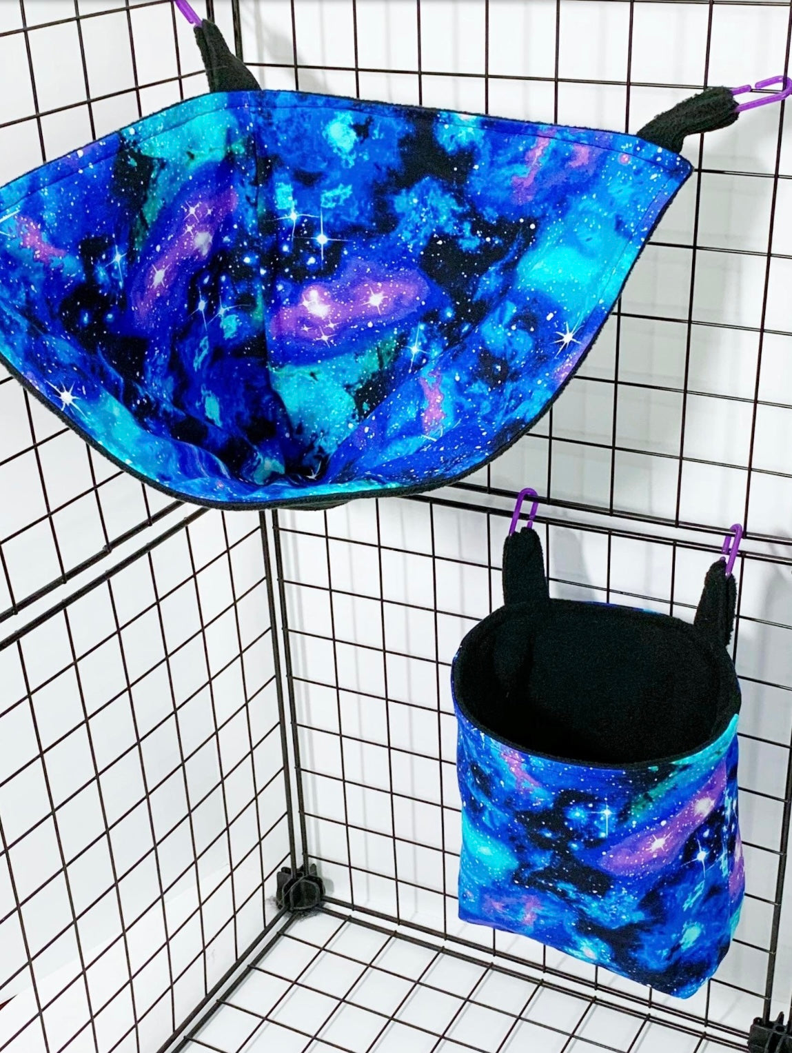 Teal Galaxy 5-piece Cage Set