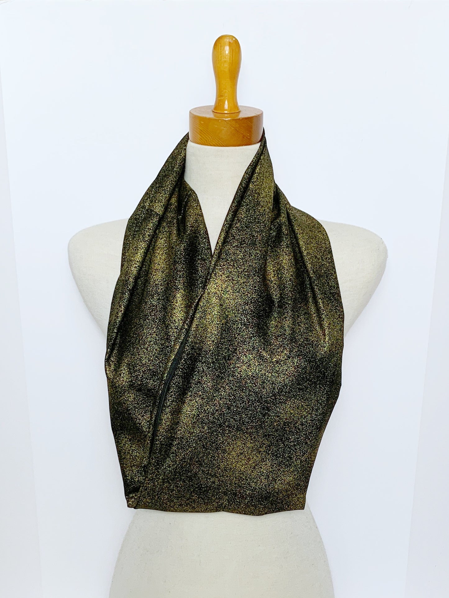 Black Shimmer Sugar Glider Bonding Scarf