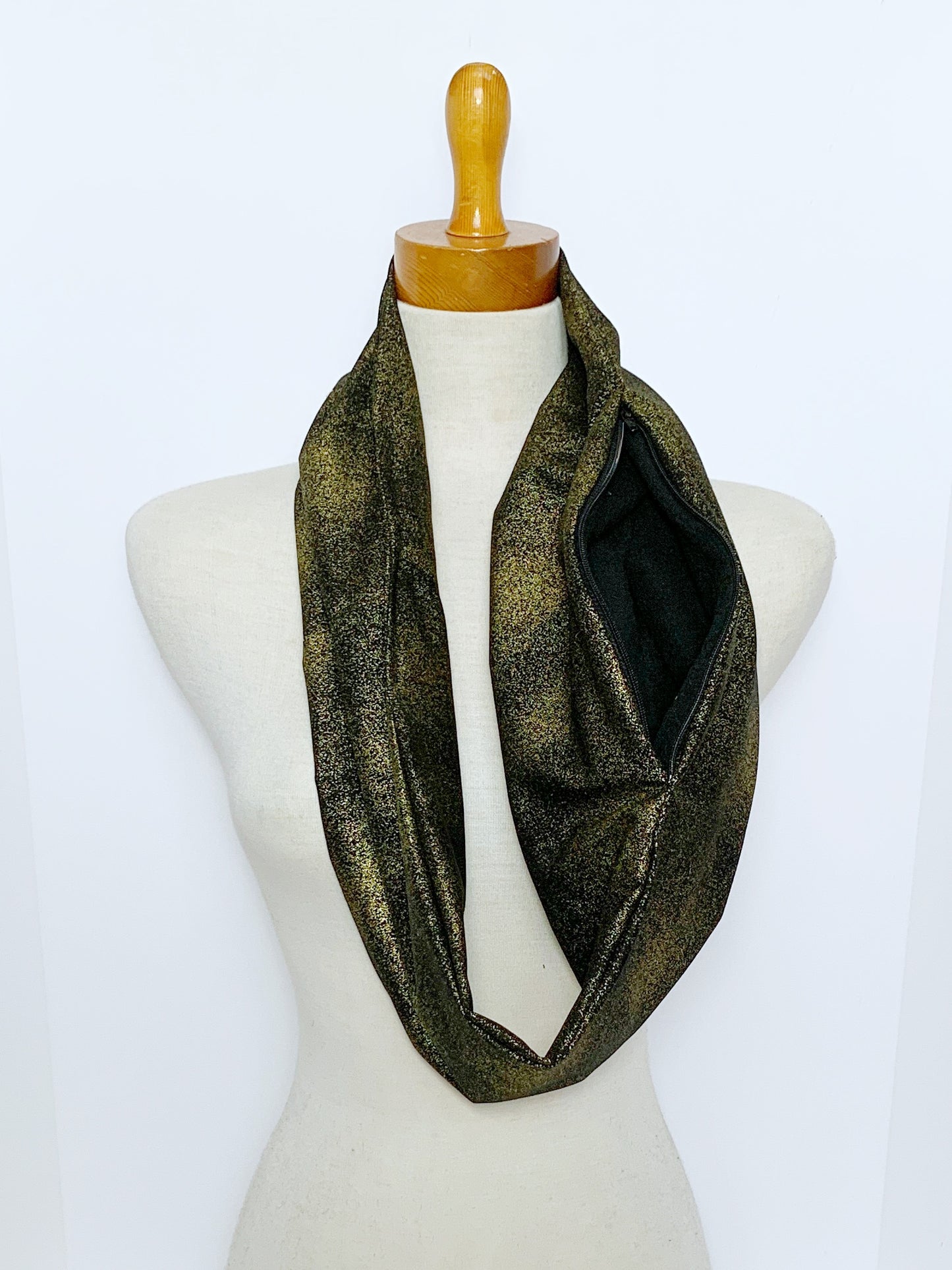 Black Shimmer Sugar Glider Bonding Scarf